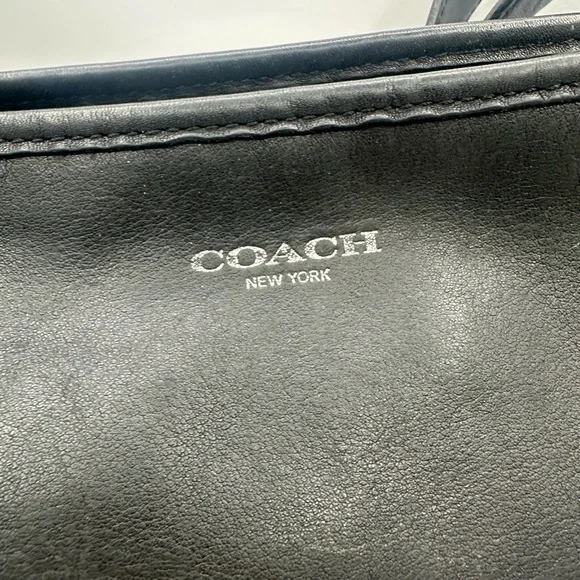 COACH Legacy Tassel Duffle Soft Leather Black Shoulder/Crossbody Bag 19889 - Picture 2 of 14